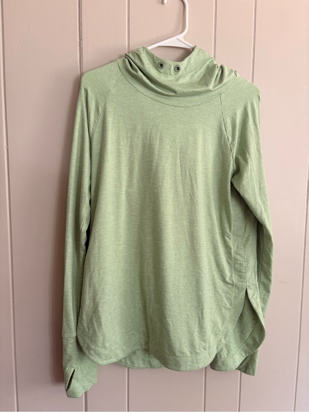 Athleta Sage Green Hooded Pullover Top